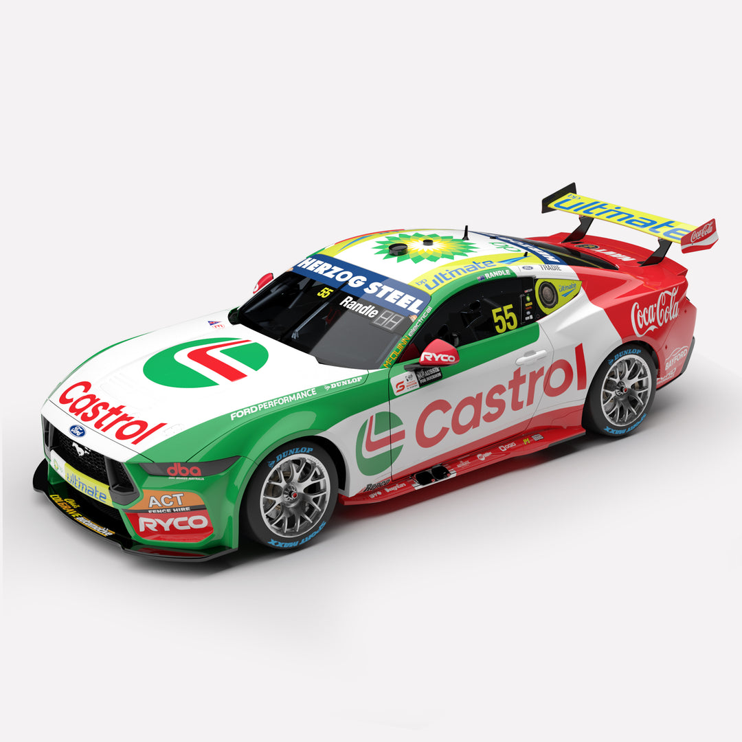 1:43 Tickford Racing #55 Ford Mustang GT - 2024 Tasmania SuperSprint Race 18 Pole Position