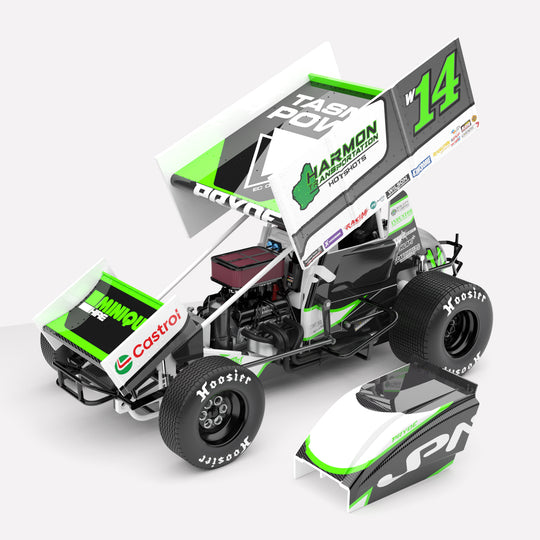 1:18 Jason Pryde Motorsport #W14 Sprintcar - 2024/2025 Season