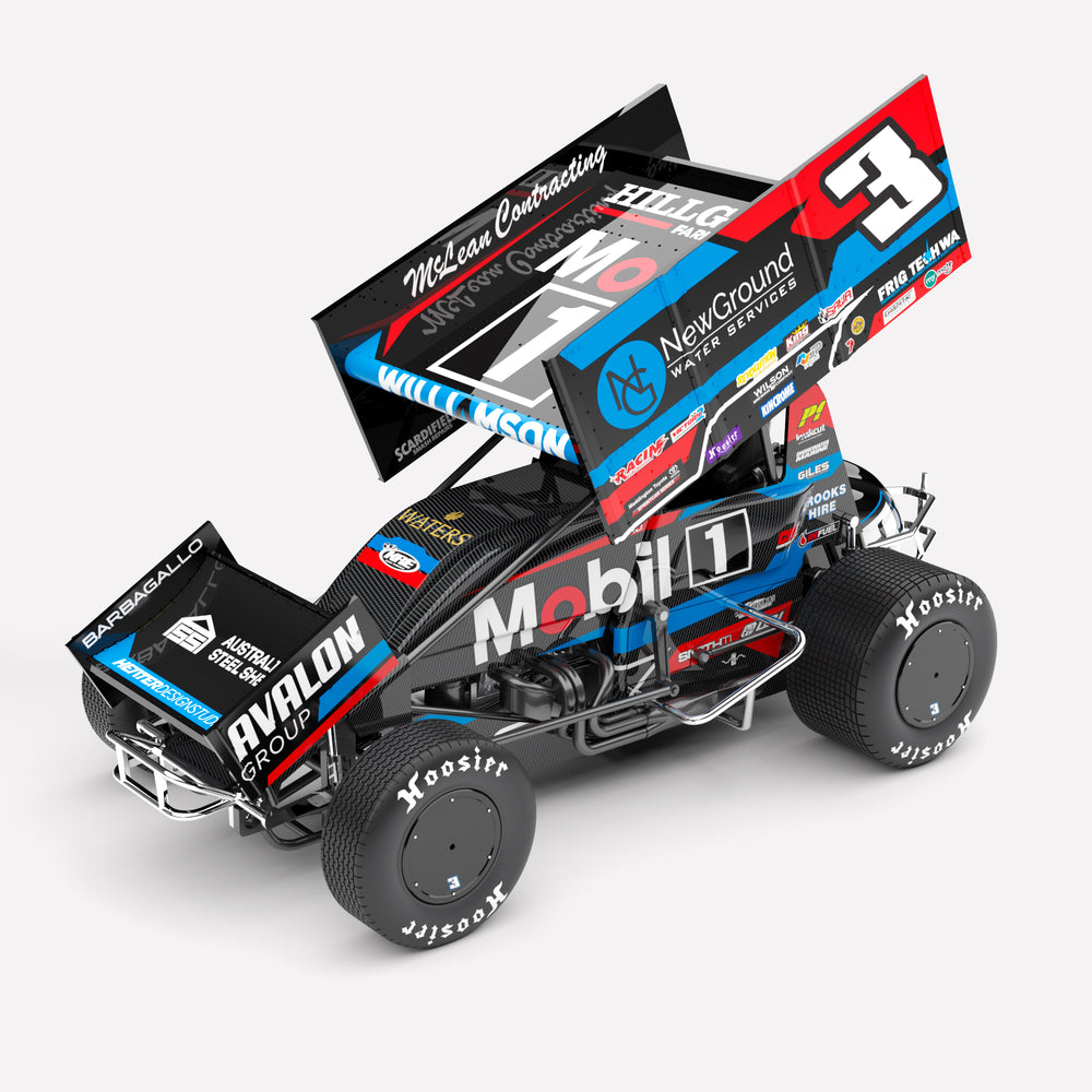 1:18 Williamson Motorsport #3 Sprintcar - 2024 High Limit International: Perth