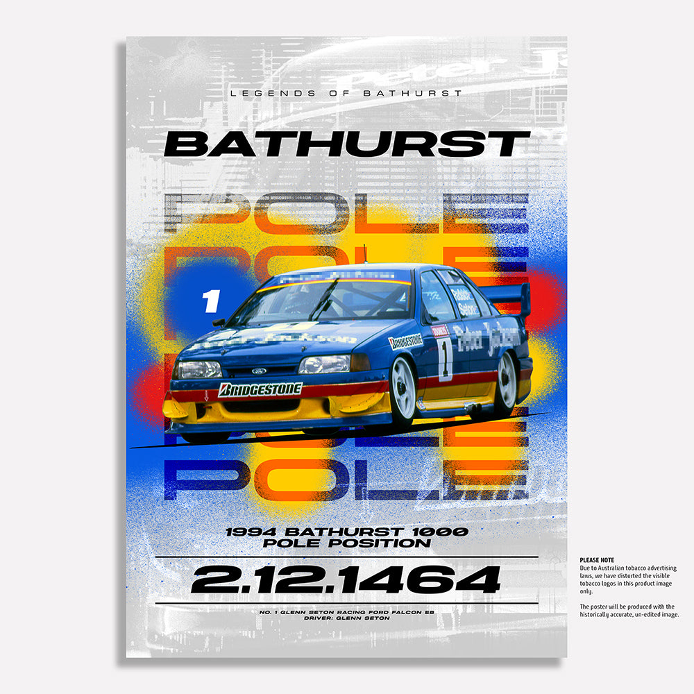 1994 Bathurst 1000 Pole Position Poster (Pre-Order)