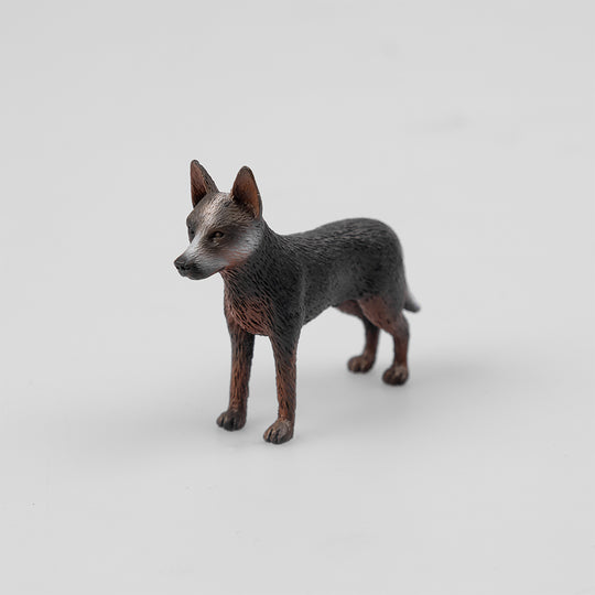 1:18 Scale Blue Heeler Dog